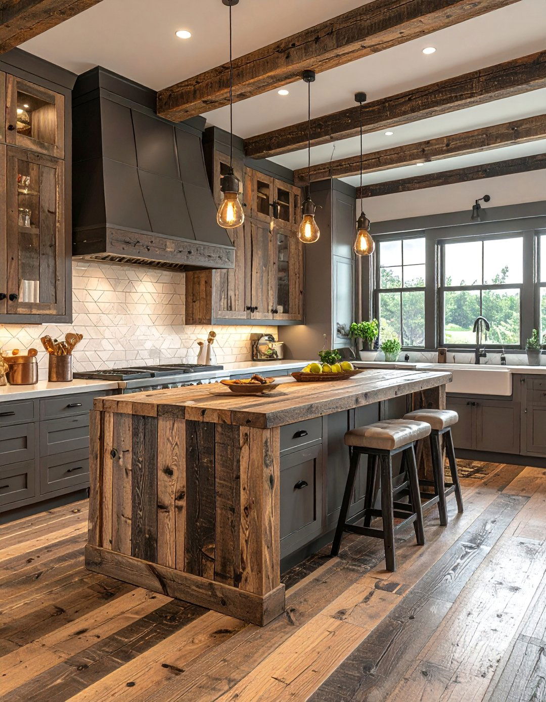Farmhouse Barn Wood - 30 Half Wall Ideas to Divide Your Space