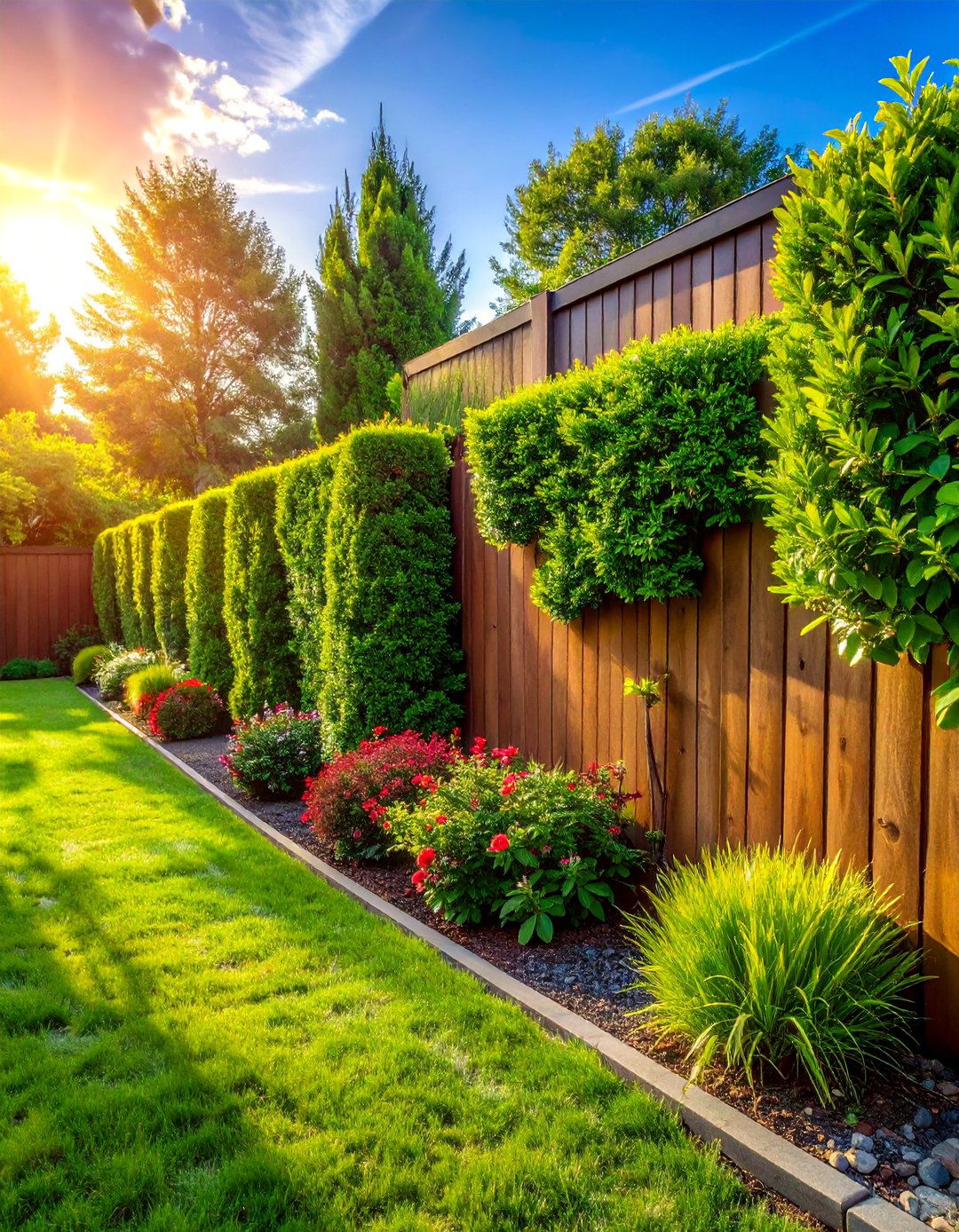 Fast Growing Shrub Privacy Barriers - 30 Outdoor Privacy Screen Ideas for Your Backyard