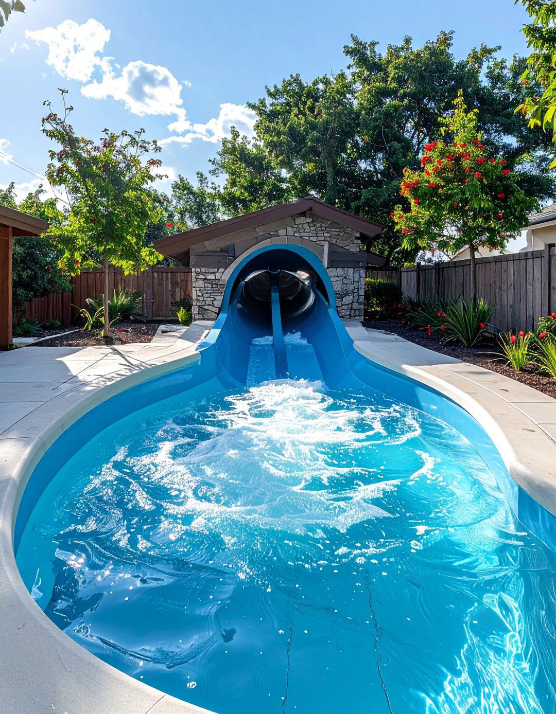 Fitness Focused Lazy River Design - 20 Lazy River Swimming Pool Ideas for Backyard Bliss