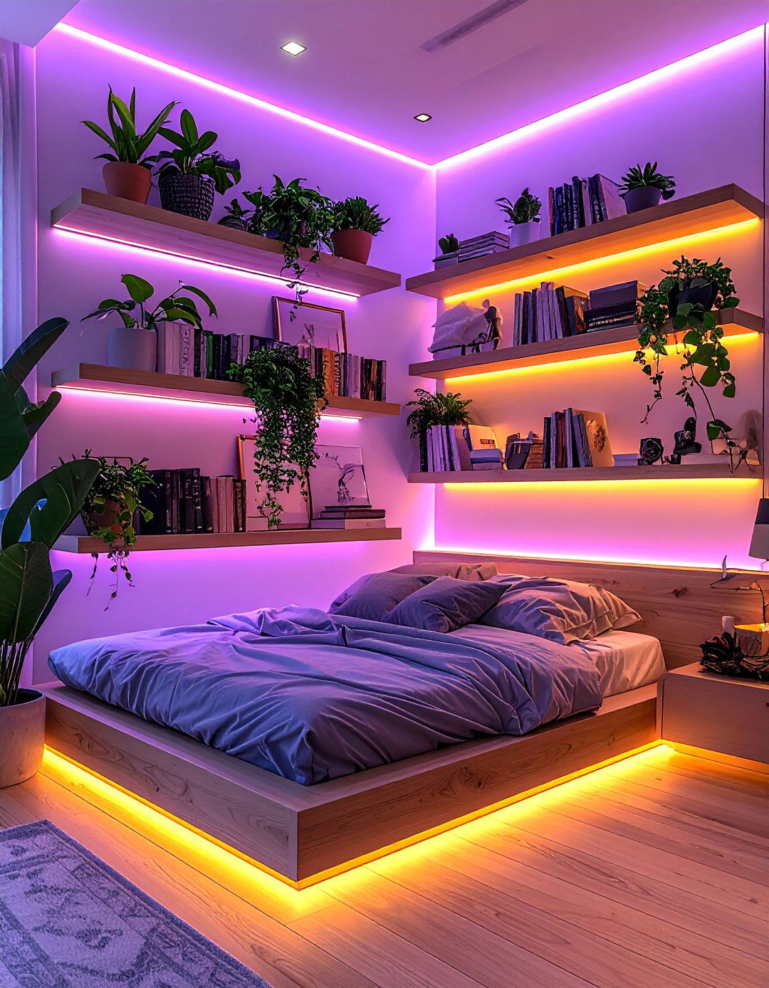 Floating Shelf Display Systems - 30 Baddie Room Ideas for a Chic and Trendy Look