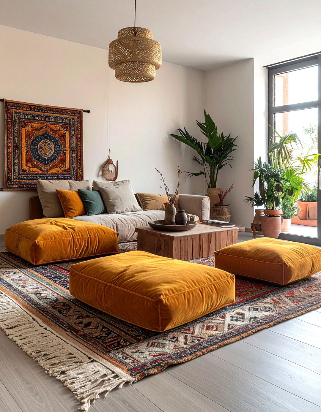 Floor Cushion Seating Areas - 30 Boho Decor Ideas to Transform Your Home
