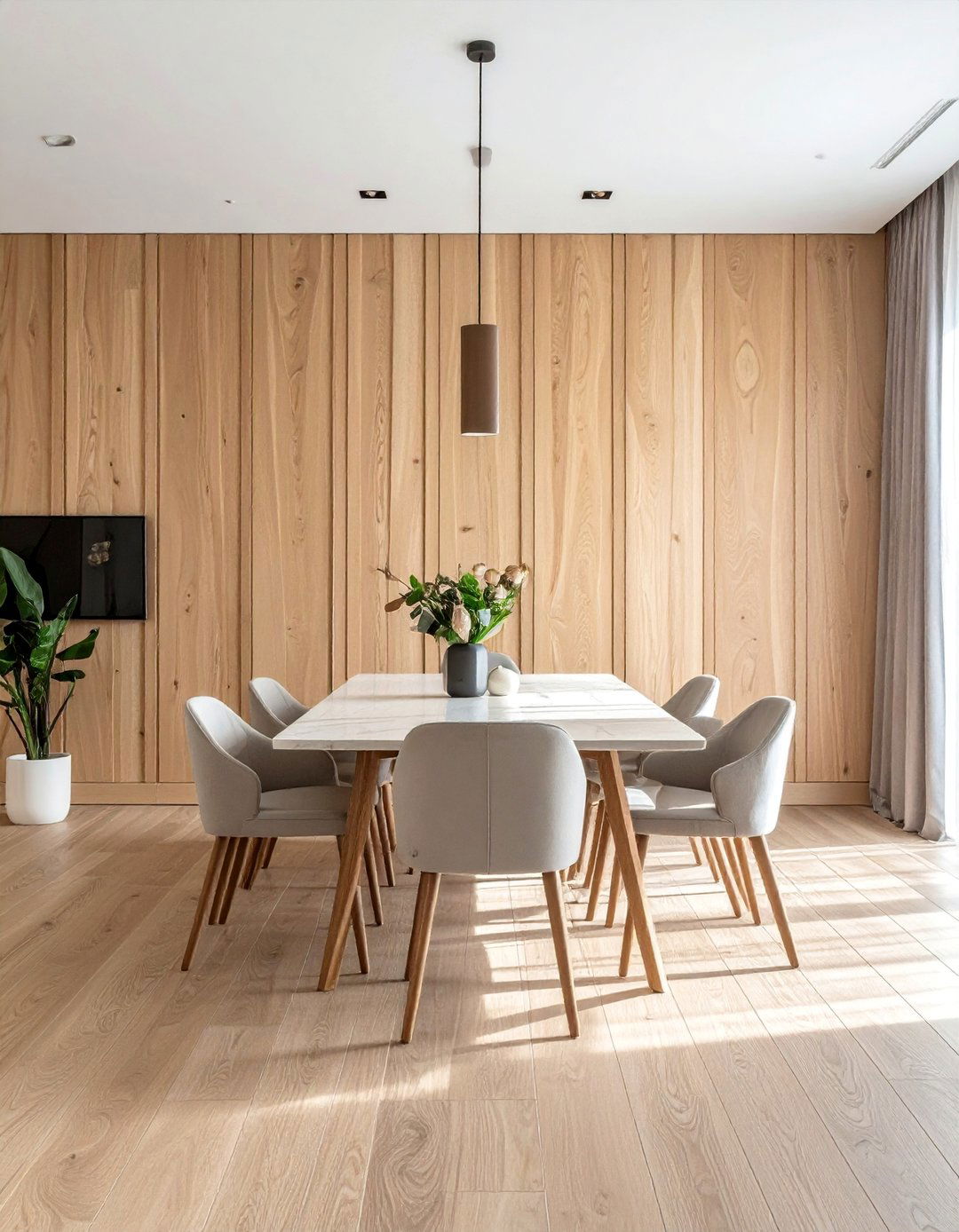 Fluted Contemporary Wall Panels - 40 Wall Paneling Ideas to Elevate Your Home's Interior Design