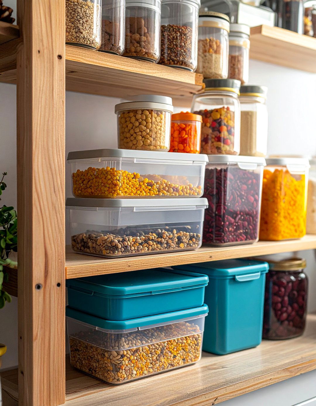 Food Storage Container Systems - 40 Kitchen Organization Ideas to Maximize Your Space