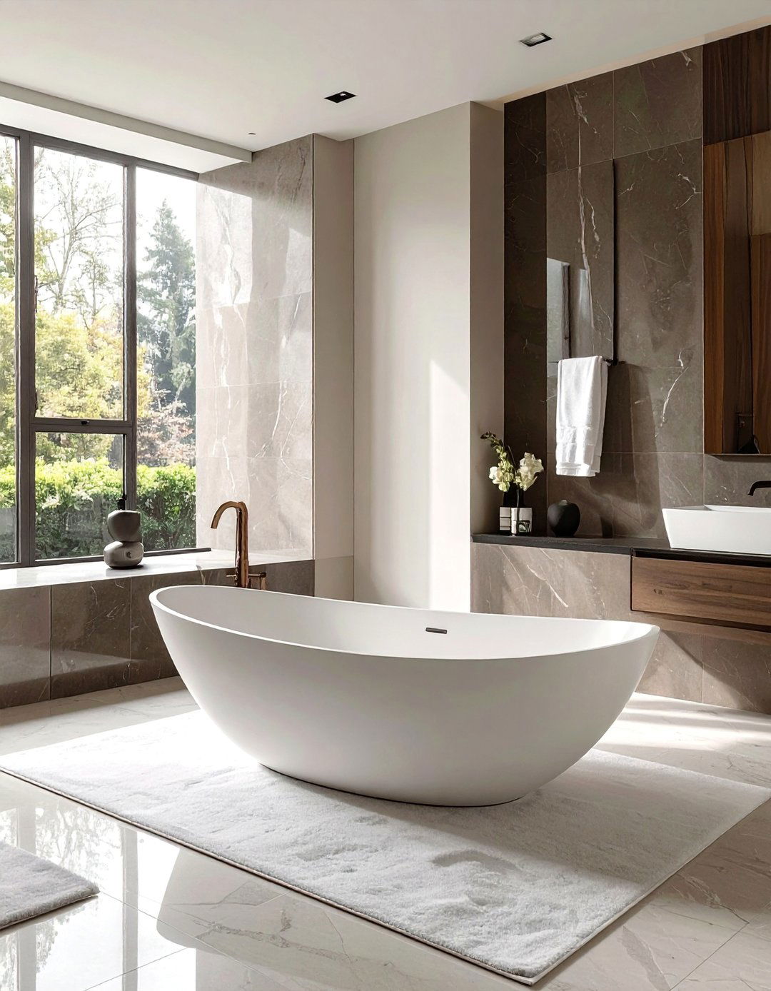 Freestanding Bathtub Placement - 40 Bathroom Decor Ideas to Refresh Your Space