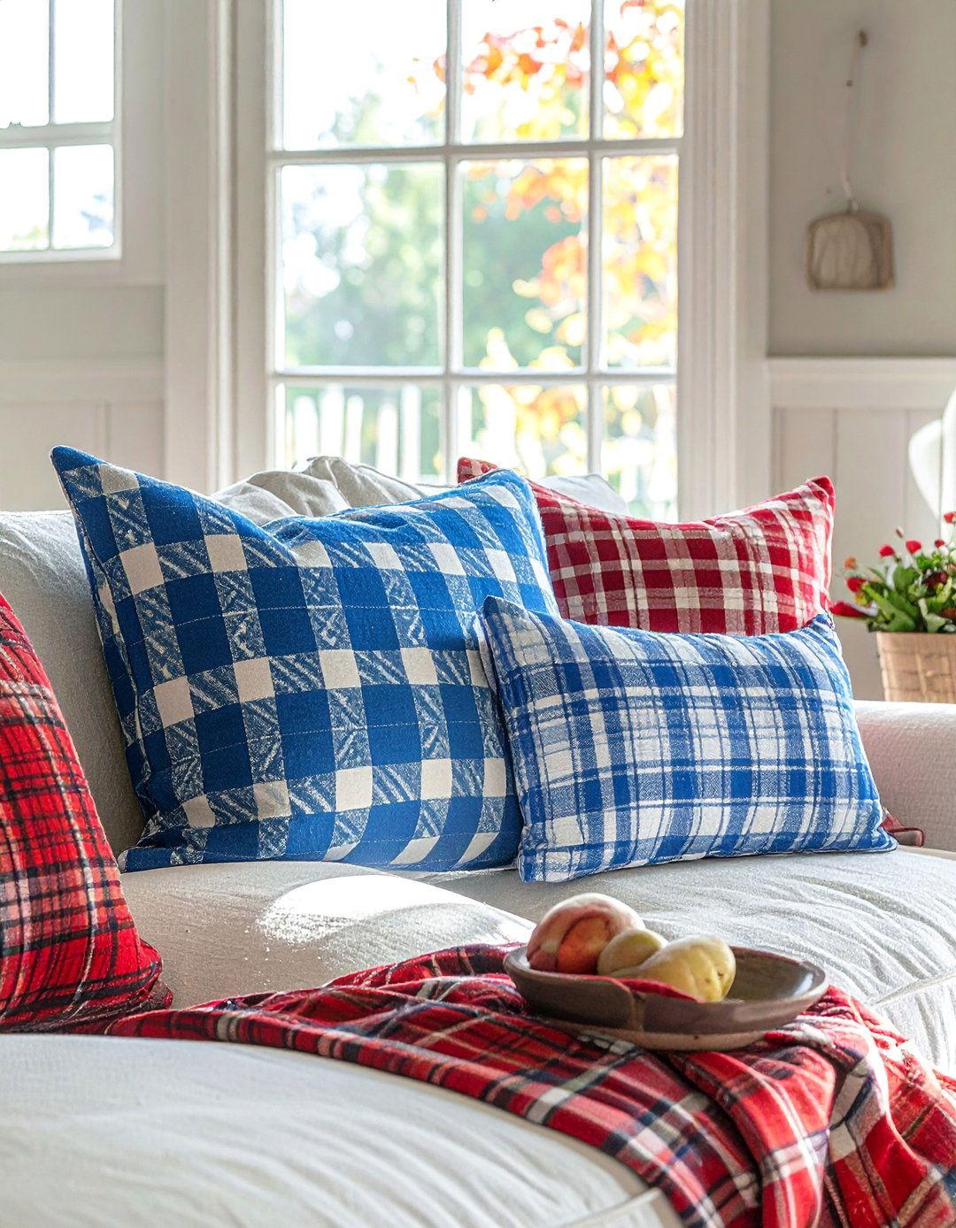French Country Checked and Plaid Fabrics - 30 French Country Decor Ideas for a Charming Home