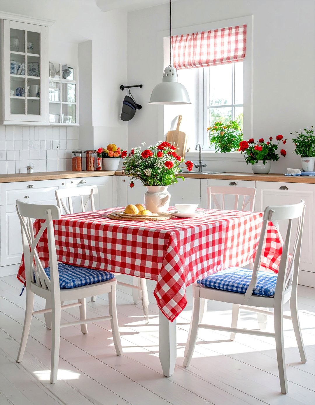 French Country Gingham and Ticking Stripe Patterns - 30 French Country Decor Ideas for a Charming Home