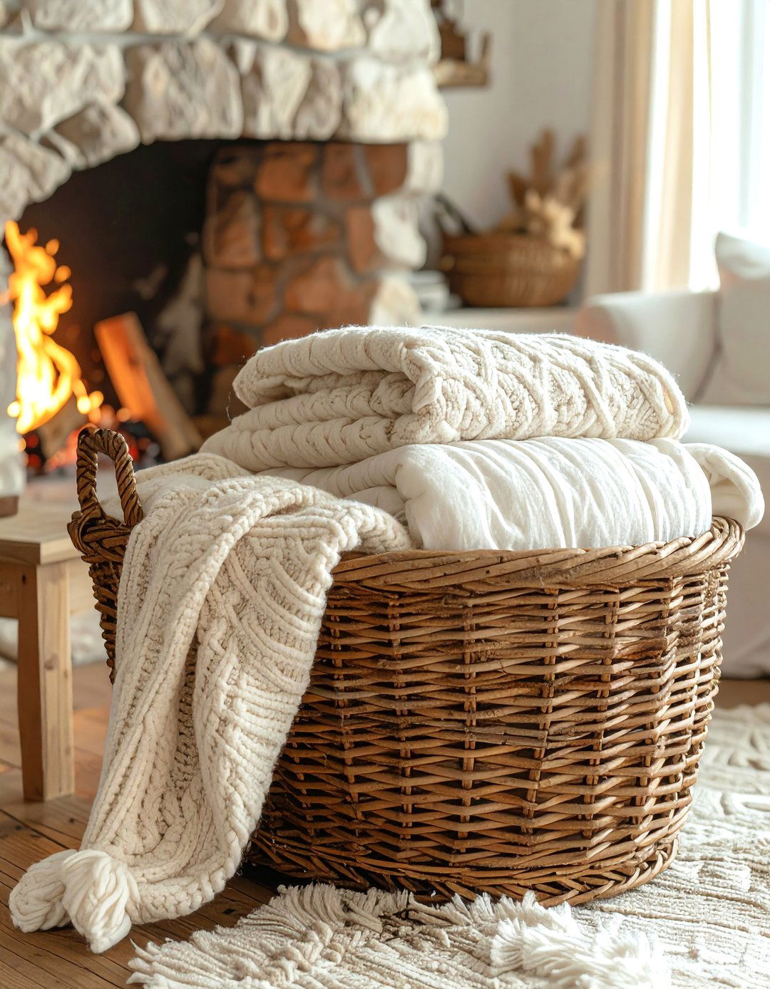 French Country Woven Baskets for Storage - 30 French Country Decor Ideas for a Charming Home