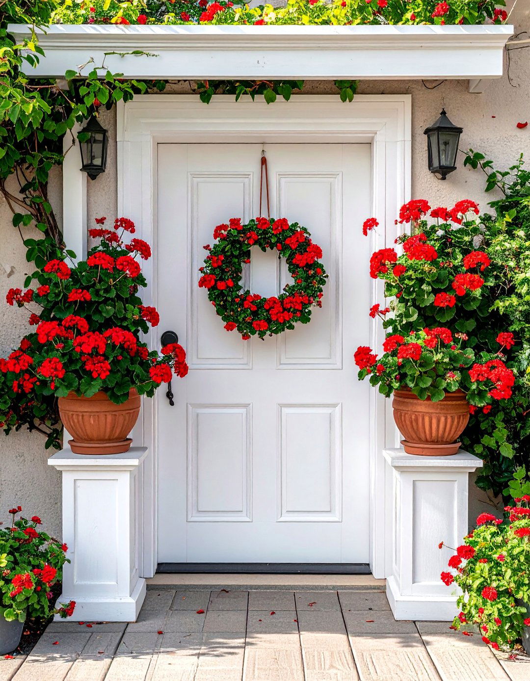 Front Door Gate with Integrated Planter Boxes - 20 Front Door Gate Ideas to Boost Curb Appeal