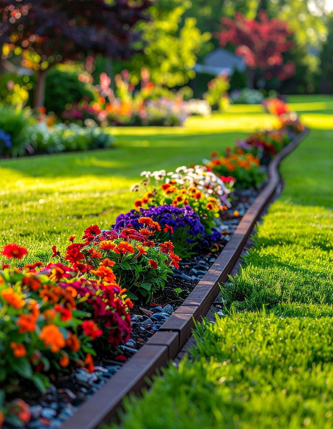 Garden Border Establishment - 20 Railroad Ties Landscaping Ideas for Your Garden