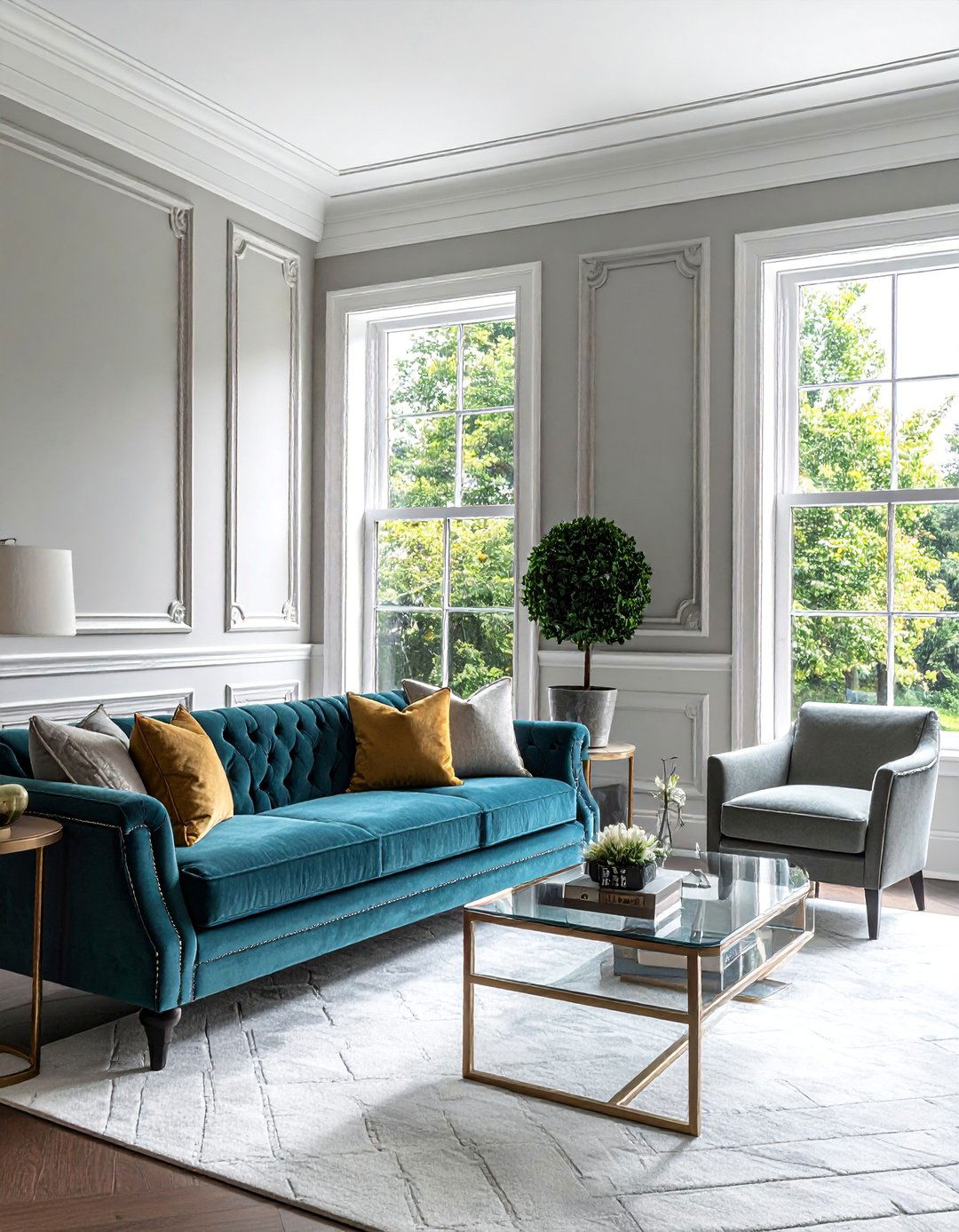 Geometric Pattern Creation - 25 Modern Window Trim Ideas to Elevate Your Home's Style