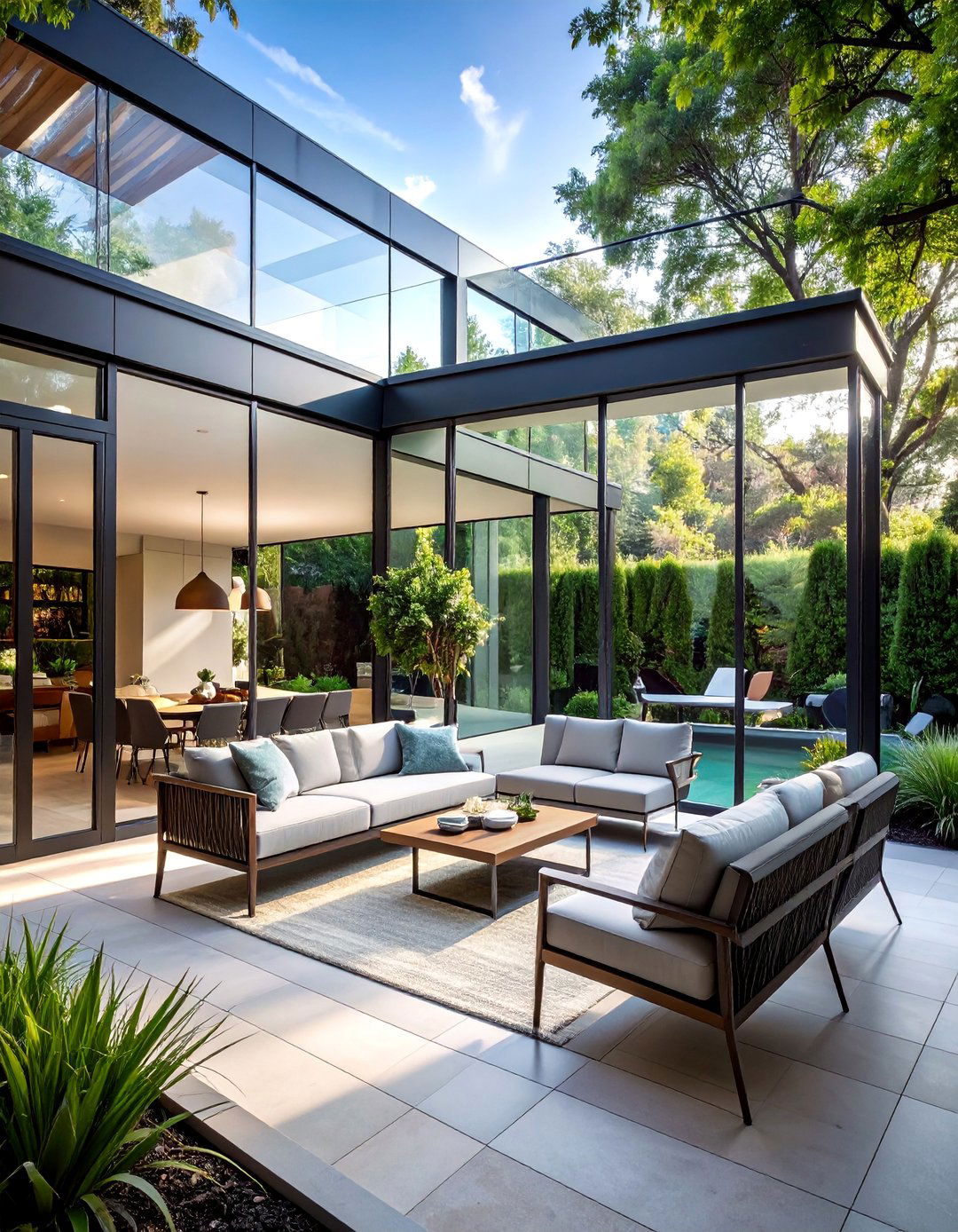 Glass Enclosed Patio Room - 25 Enclosed Patio Ideas for Outdoor Comfort