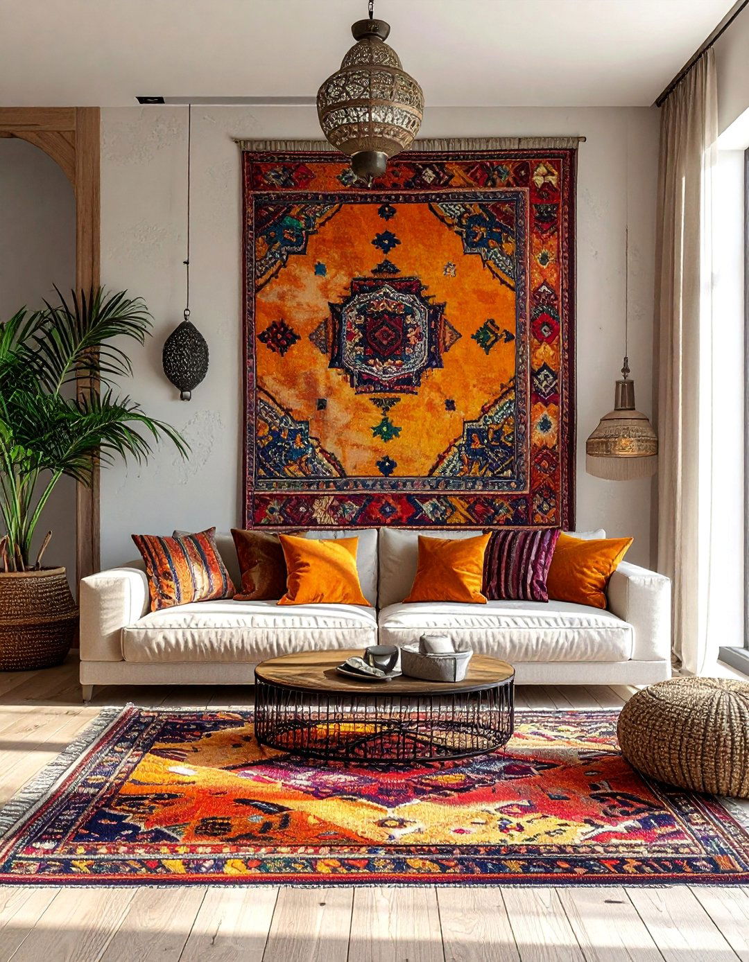 Global Inspired Textile Wall Hangings - 30 Bohemian Maximalist Decor Ideas for a Bold Look