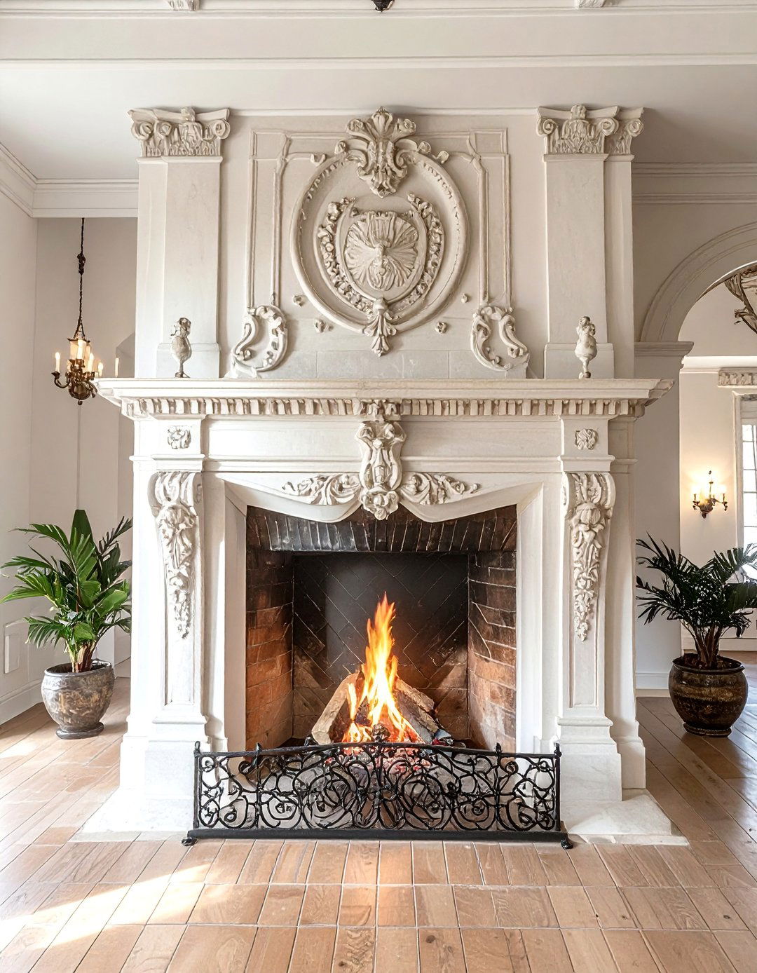 Grand Spanish Colonial Fireplace - 25 Spanish Style Fireplace Ideas for a Warm Ambiance