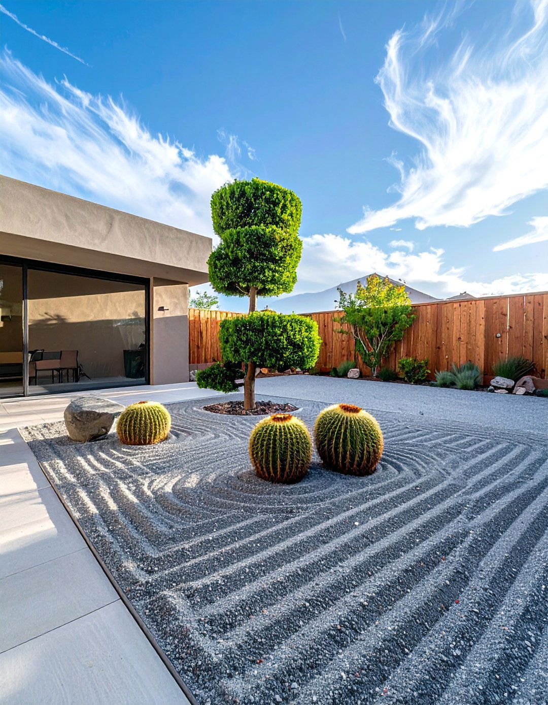 Gravel Garden with Minimalist Plantings - 30 Las Vegas Backyard Landscaping Ideas for Desert Living