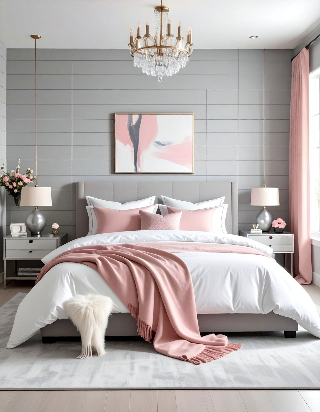 Gray Shiplap Bedroom Wall - 30 Shiplap Bedroom Ideas for a Rustic and Chic Look