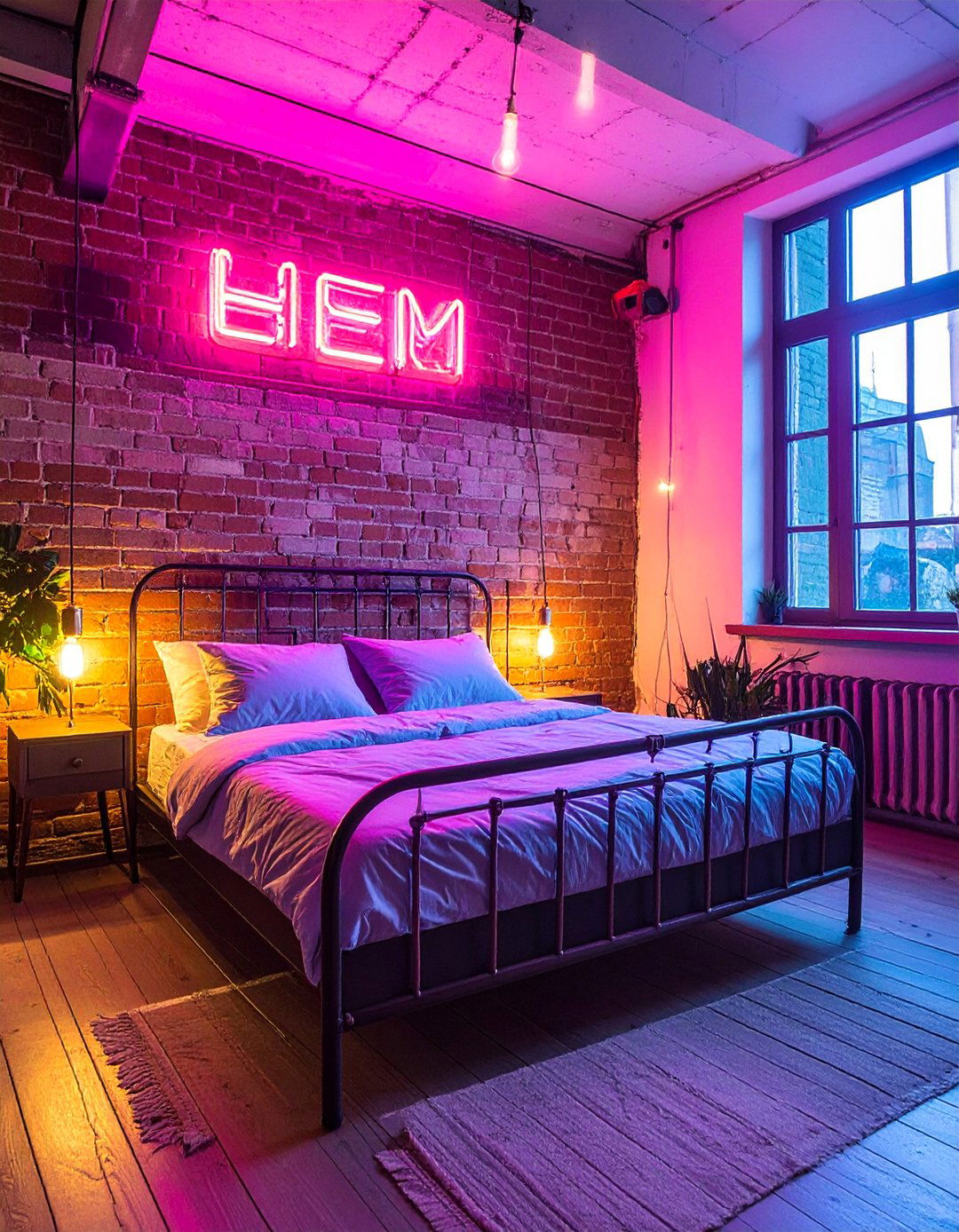 Grunge Aesthetic Room with Moody Lighting - 40 Aesthetic Room Ideas for a Stylish Home