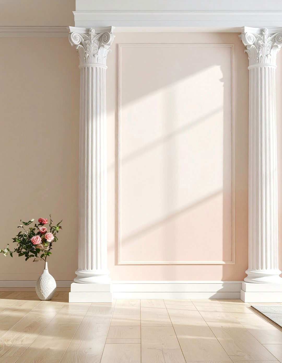 Half Wall with Columns - 30 Half Wall Ideas to Divide Your Space