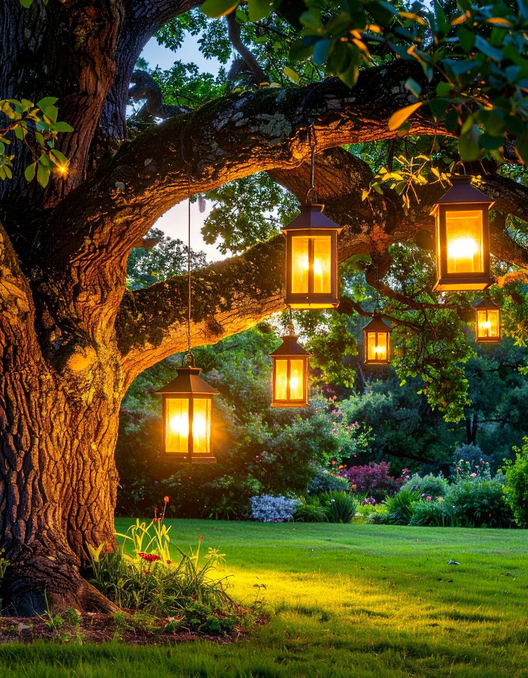 Hanging Garden Tree Lantern Decor - 30 Lantern Decor Ideas to Illuminate Your Home and Garden