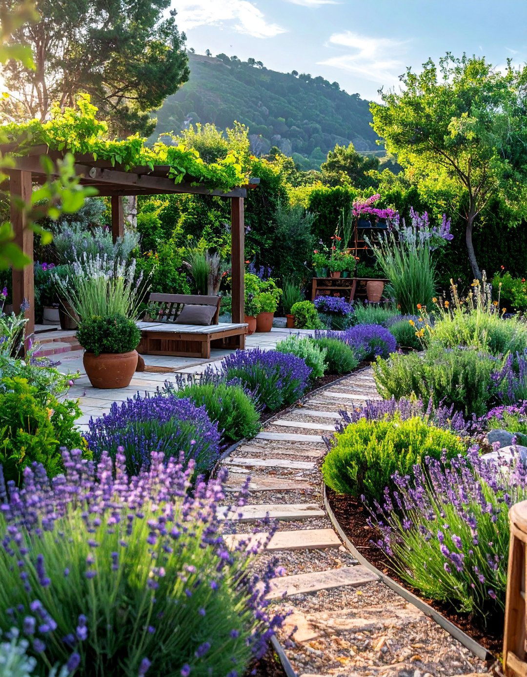 Herb Garden Aromatherapy Zones - 25 Dog Friendly Landscaping Ideas for Pet Owners