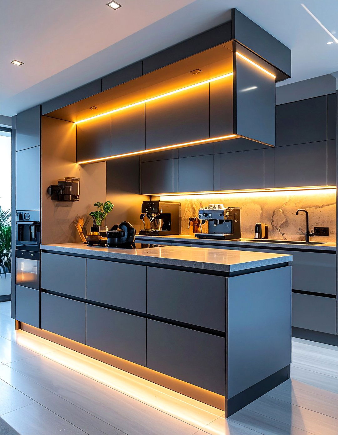Hidden Appliance Coffee Bar - 40 Coffee Bar Ideas to Elevate Your Home Brewing Station