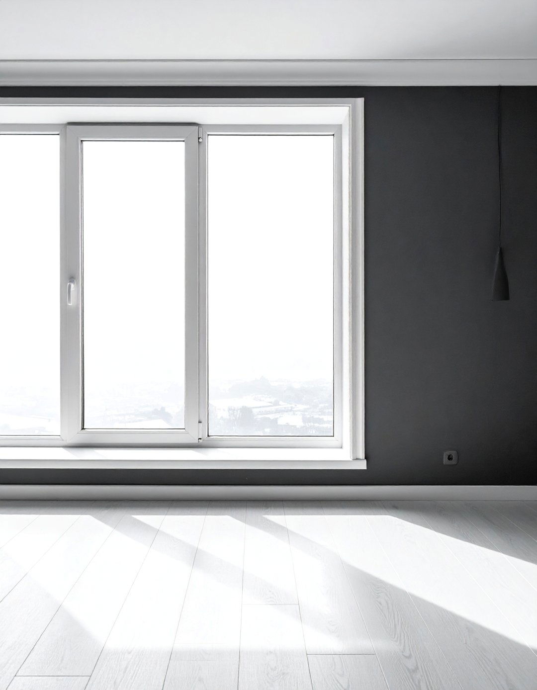 High Contrast Drama - 25 Modern Window Trim Ideas to Elevate Your Home's Style