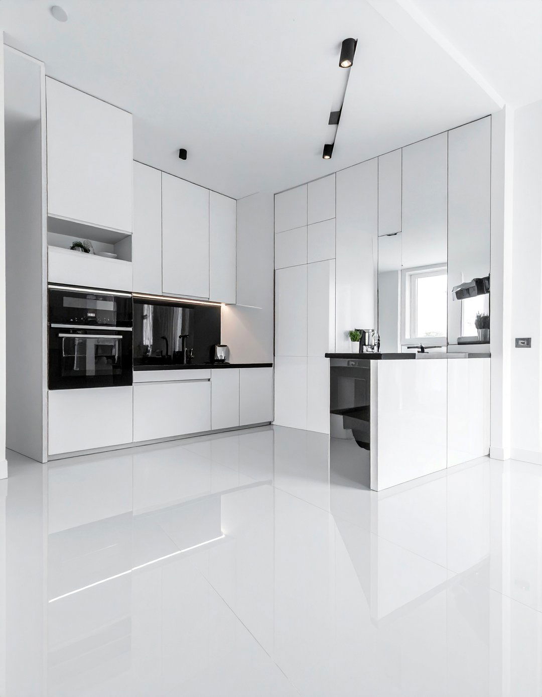 High Gloss Finish Linoleum Kitchen Flooring - 20 Linoleum Kitchen Flooring Ideas for a Chic Look