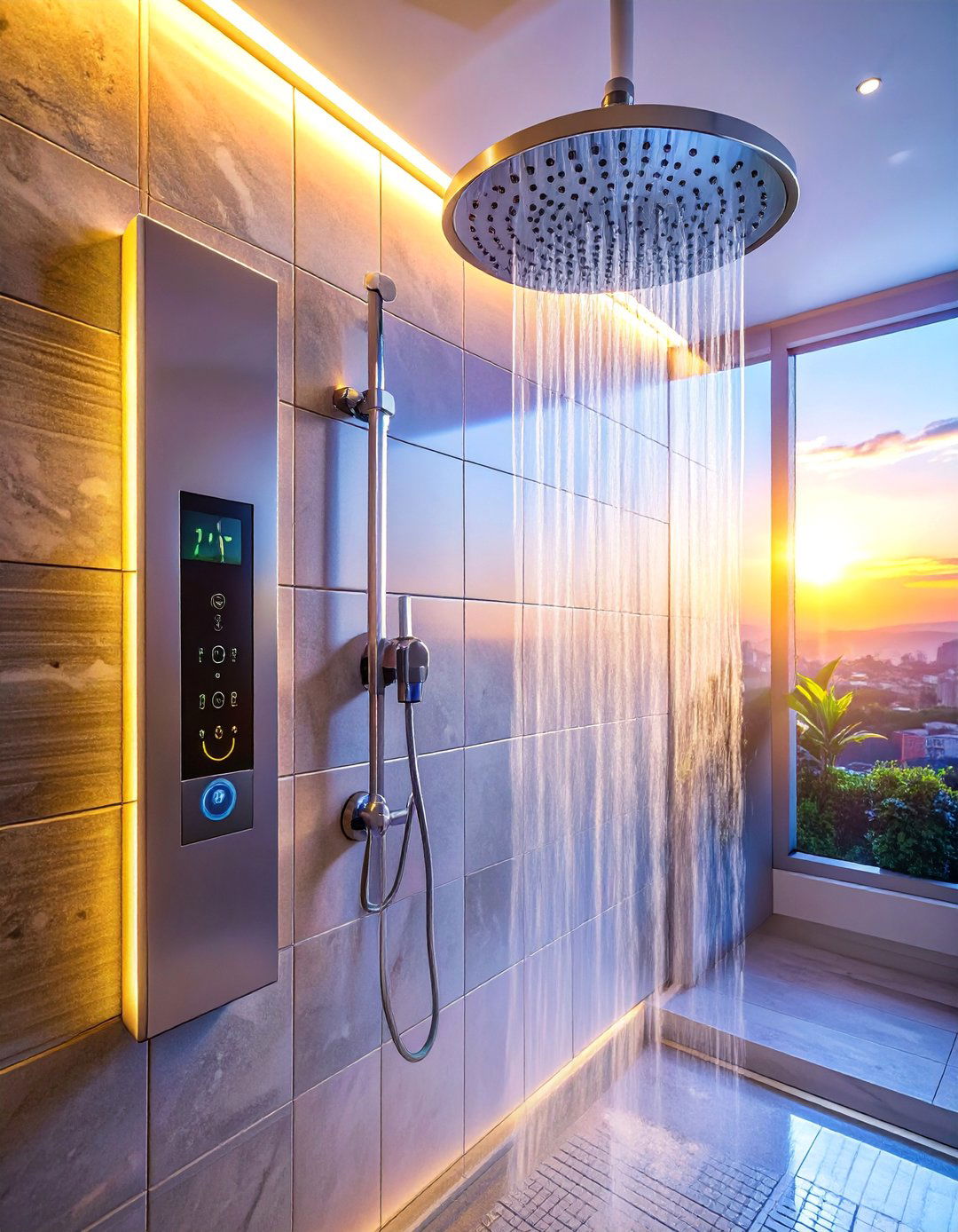 High Tech Shower System - 40 Bathroom Design Ideas for a Modern Home