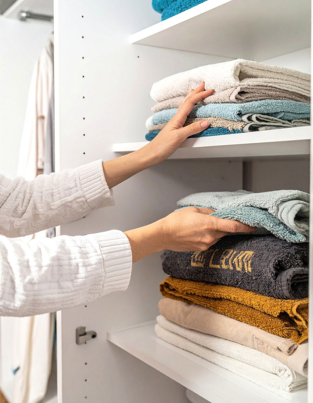 Implement a One In One Out Rule - 30 Linen Closet Organization Ideas for a Tidy Home