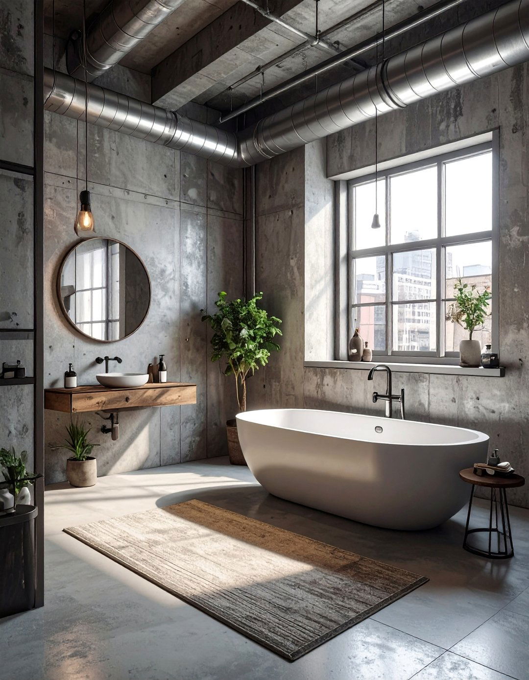 Industrial Design Elements - 40 Bathroom Decor Ideas to Refresh Your Space