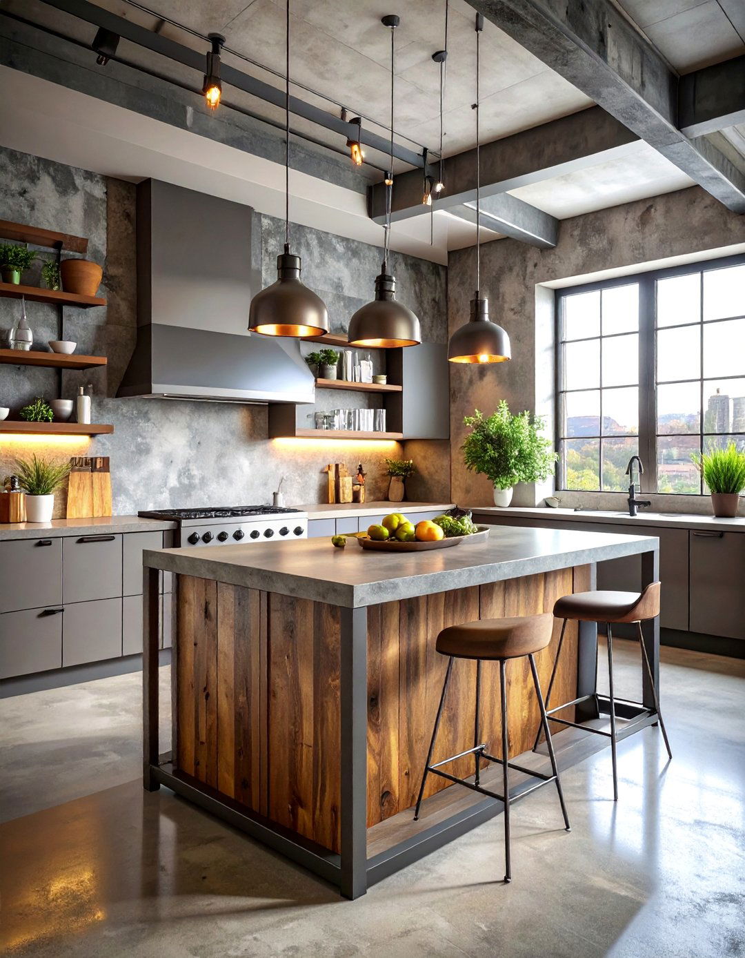 Industrial Style Kitchen Island - 20 Luxury Kitchen Island Ideas for a Stunning Space