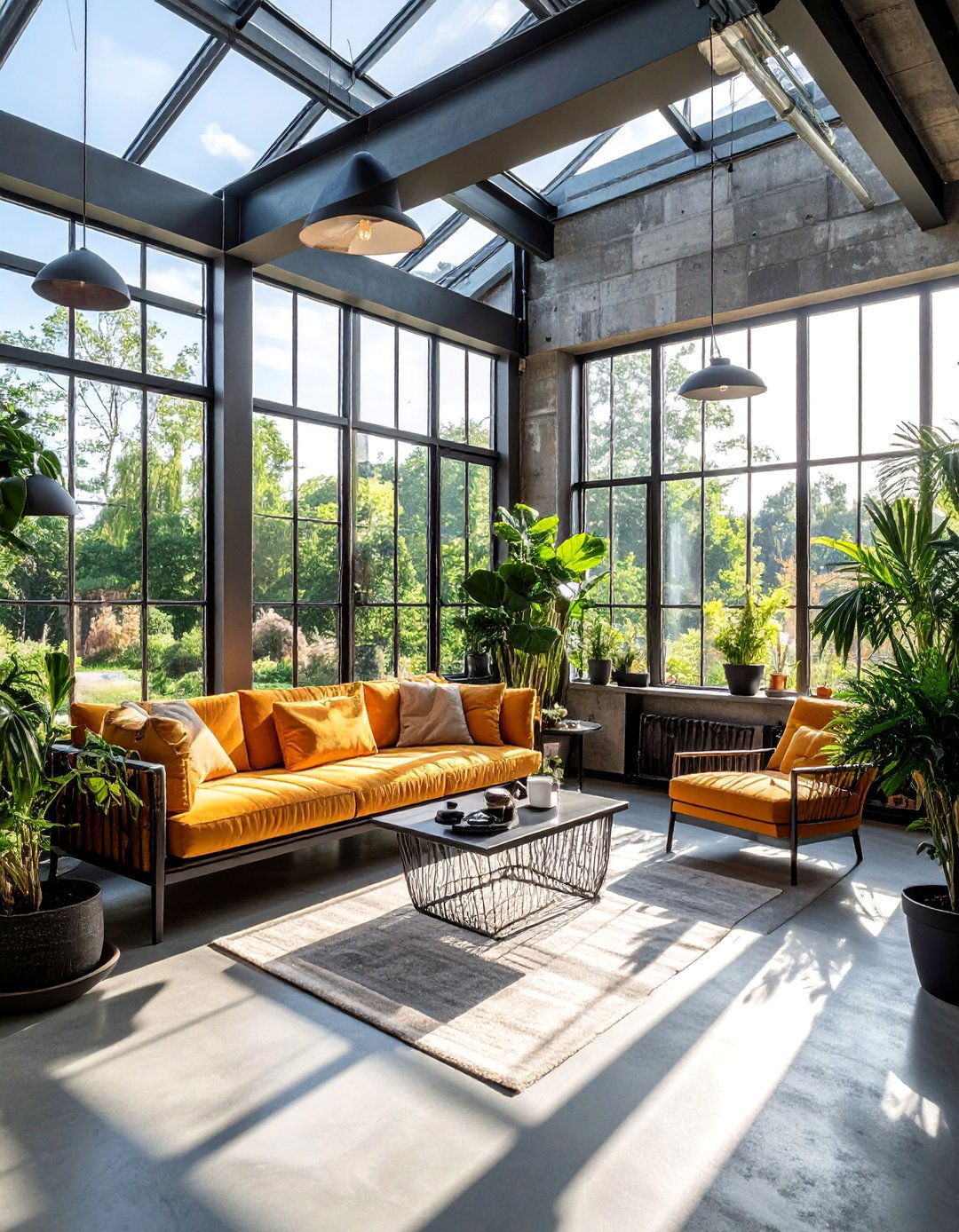 Industrial Style Sunroom - 30 Sunroom Ideas to Brighten Your Home