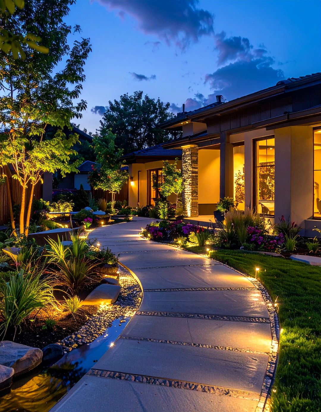 Integrated Lighting and Safety Systems - 25 Dog Friendly Landscaping Ideas for Pet Owners