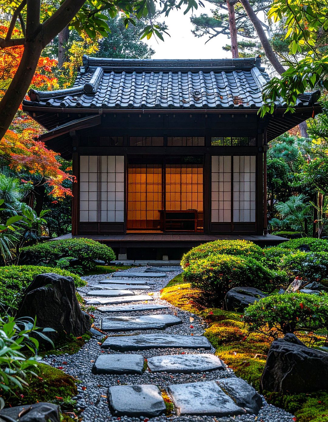 Japanese Tea House Style Outhouse - 20 Luxury Outhouse Ideas for a Unique Design