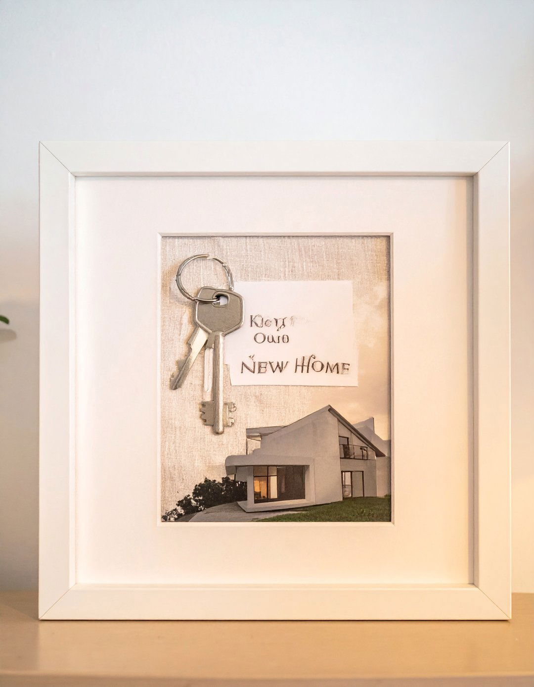 Keys to Our New Home Shadow Box Display - 20 Housewarming Decoration Ideas for a Warm Welcome
