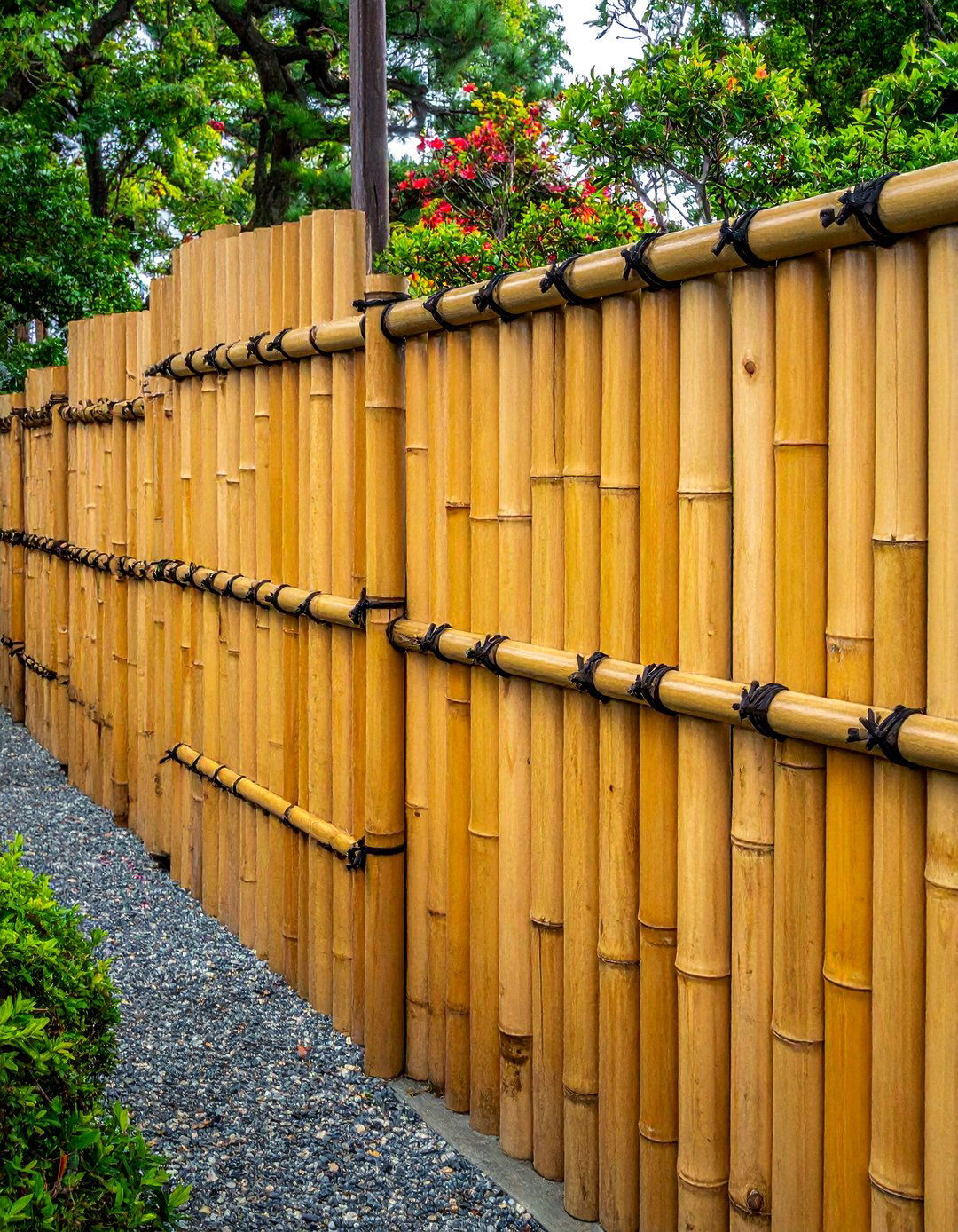 Kinkakuji Style Bamboo Screen