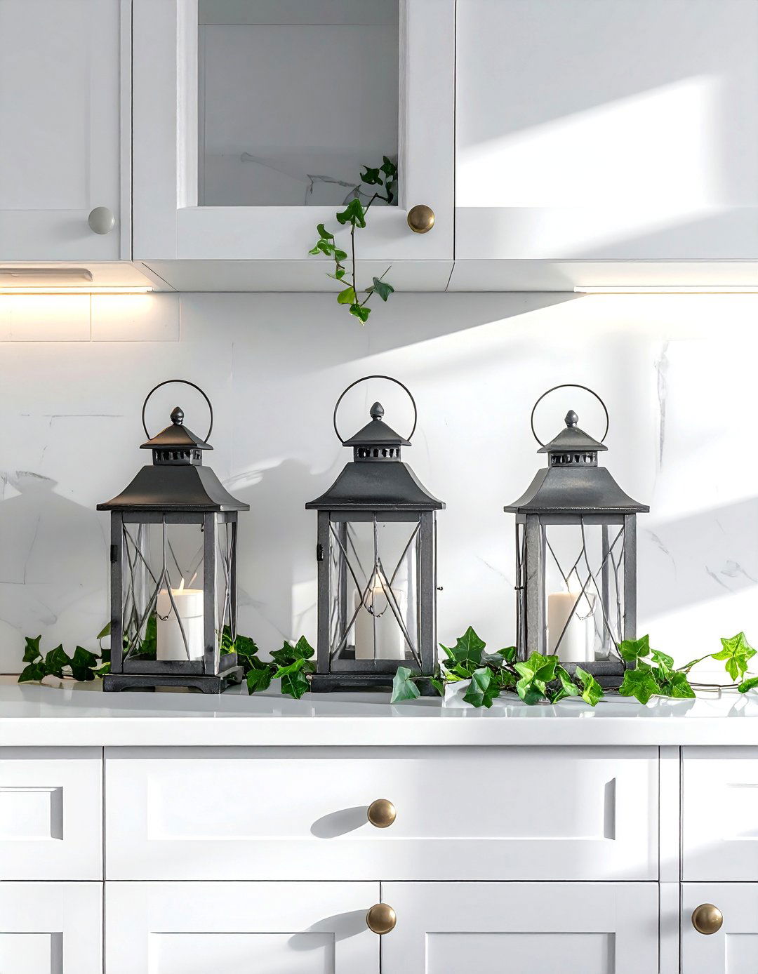 Kitchen Cabinet Top Lantern Decor - 30 Lantern Decor Ideas to Illuminate Your Home and Garden