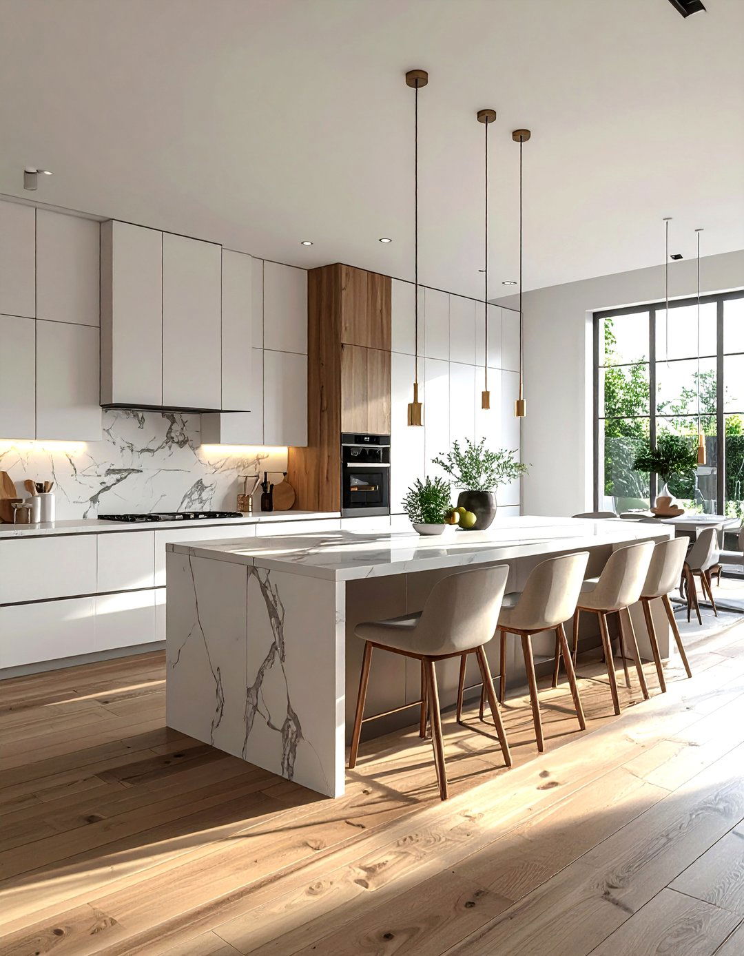 Kitchen Island with Dining Extension - 20 Luxury Kitchen Island Ideas for a Stunning Space