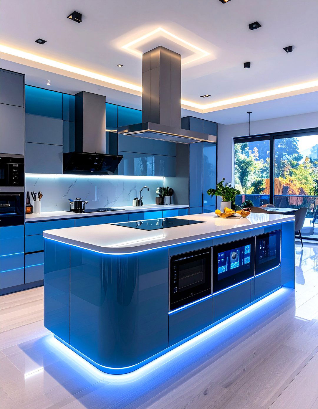 Kitchen Island with Smart Technology Integration - 20 Luxury Kitchen Island Ideas for a Stunning Space
