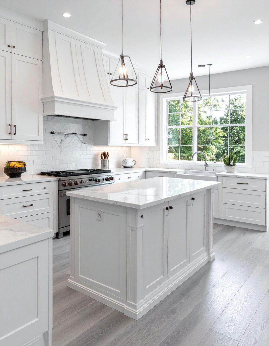Kitchens With Light Grey Wood Floors - 20 Kitchens With Grey Floors Design Inspiration