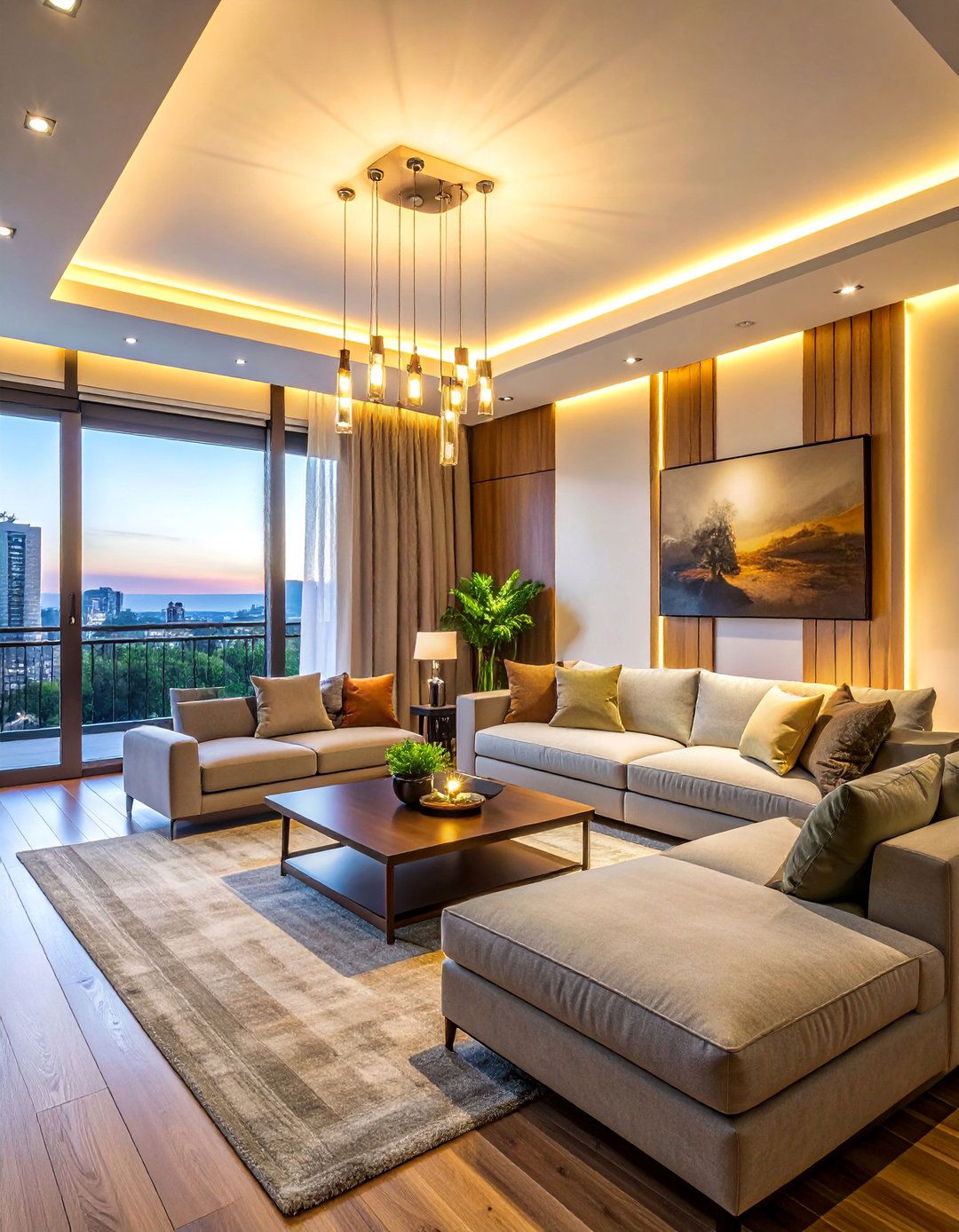 Layered Ambient Lighting Systems - 20 Living Room Lighting Ideas to Brighten Your Space