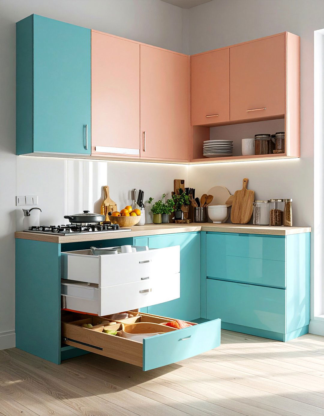 Lazy Susan Corner Solutions - 40 Kitchen Organization Ideas to Maximize Your Space