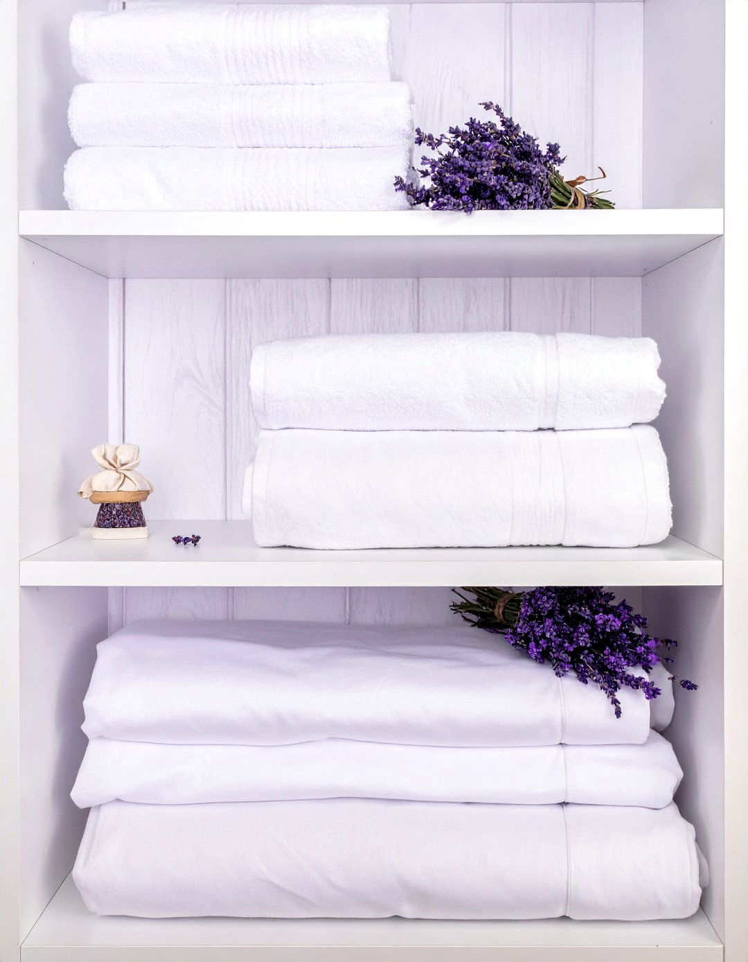 Line Shelves with Scented Paper - 30 Linen Closet Organization Ideas for a Tidy Home