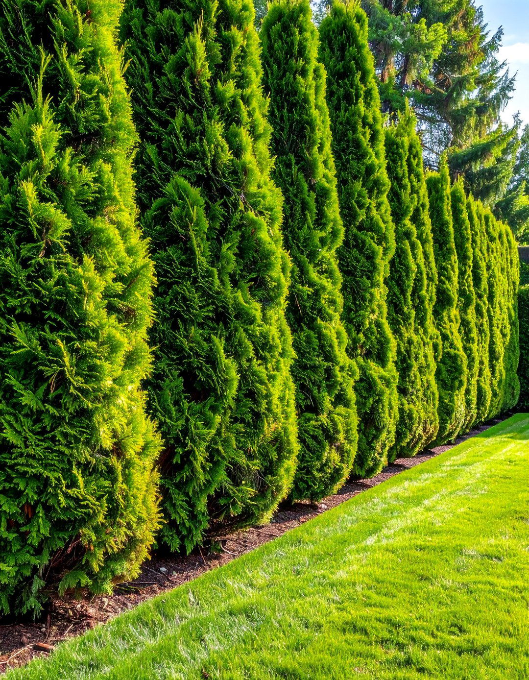 Living Evergreen Hedge Privacy Walls - 30 Outdoor Privacy Screen Ideas for Your Backyard