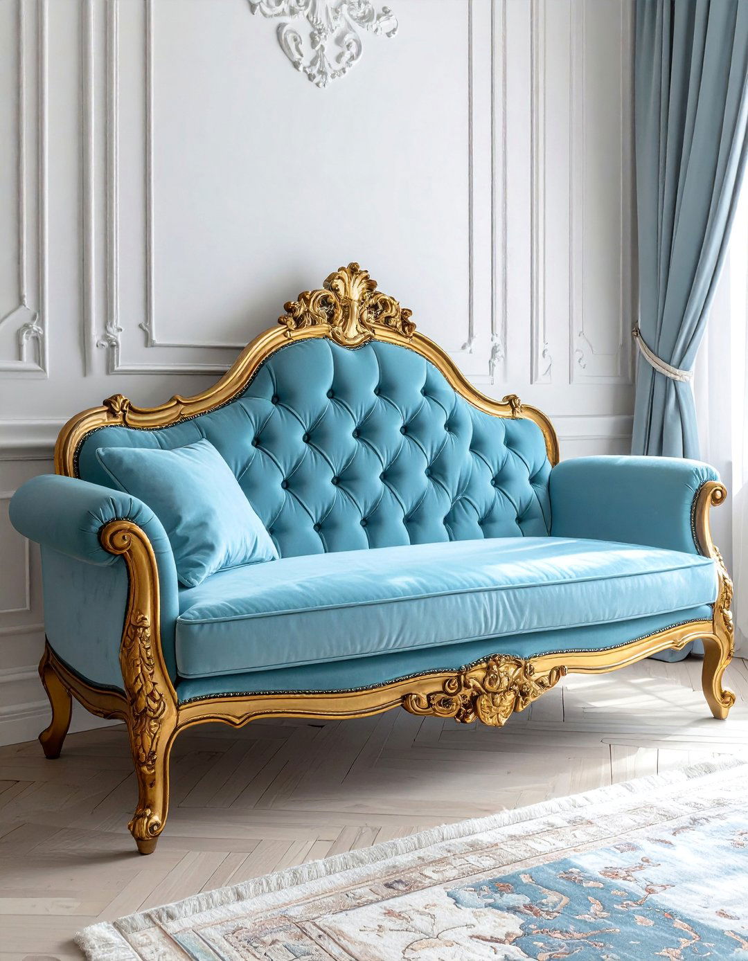 Louis XVI Style Settee - 25 French Bedroom Decor Ideas for Elegant Spaces