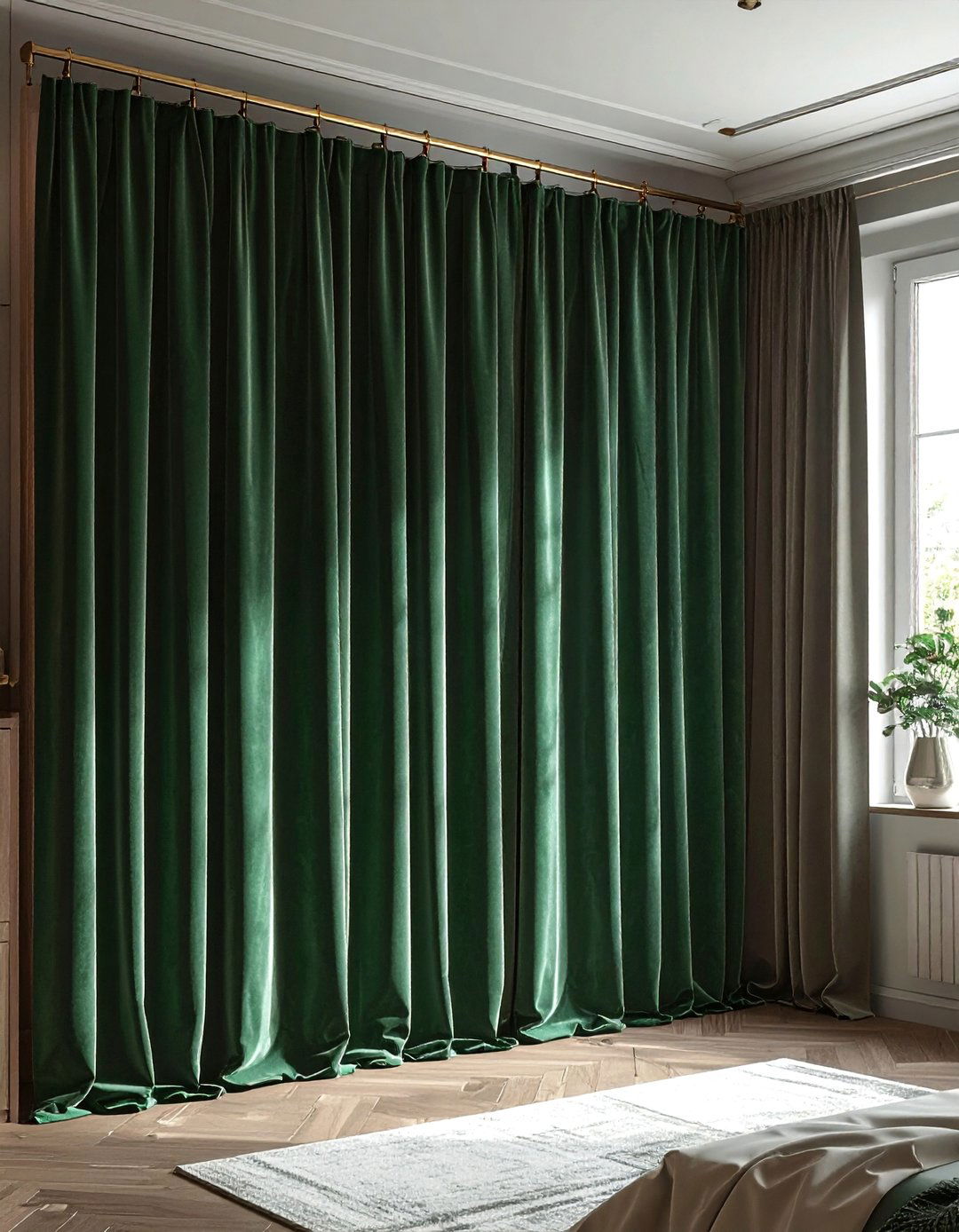 Luxurious Velvet Closet Curtains - 30 Closet Curtain Ideas for Stylish Storage