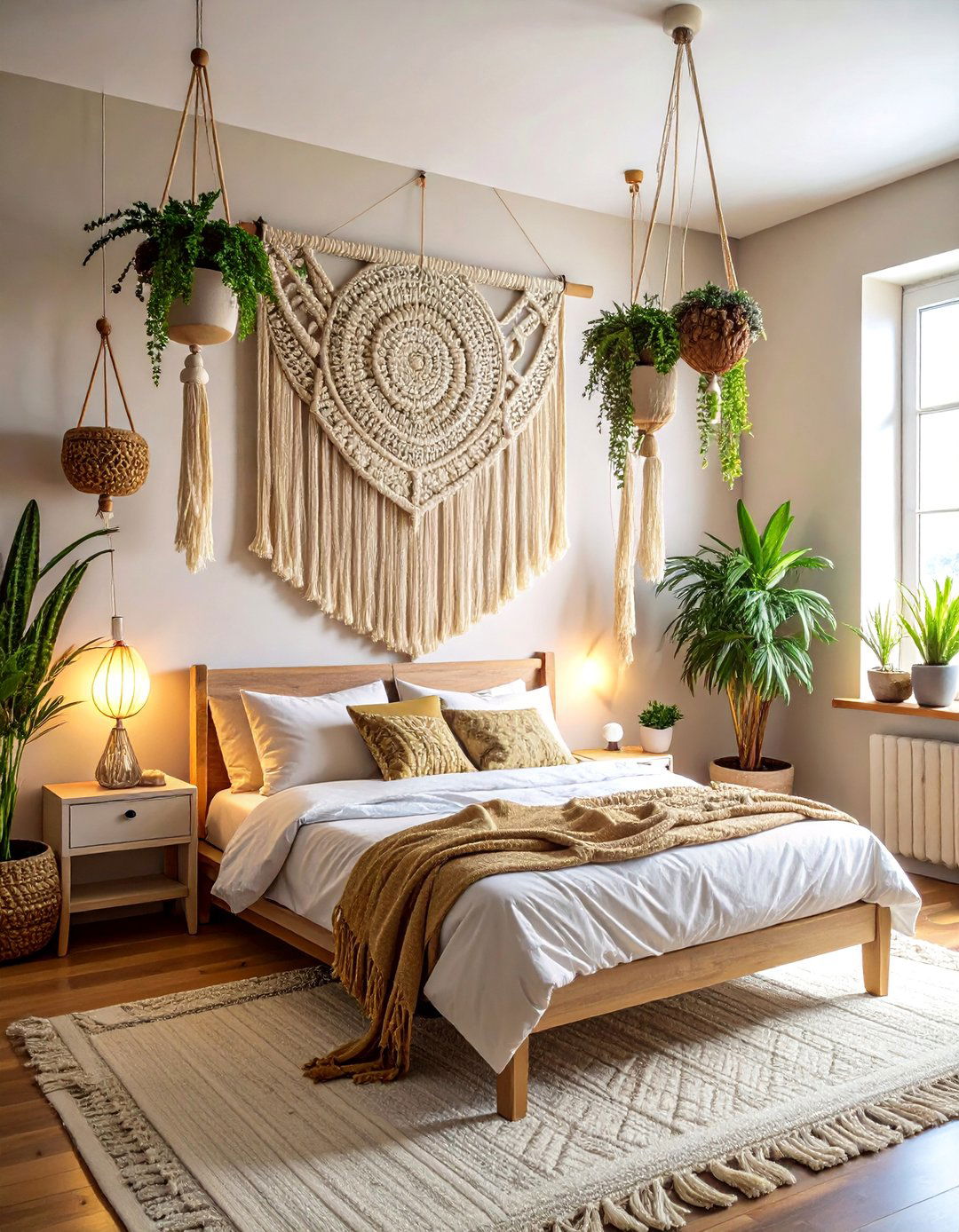 Macrame Plant Hangers and Wall Art - 30 Bohemian Maximalist Decor Ideas for a Bold Look