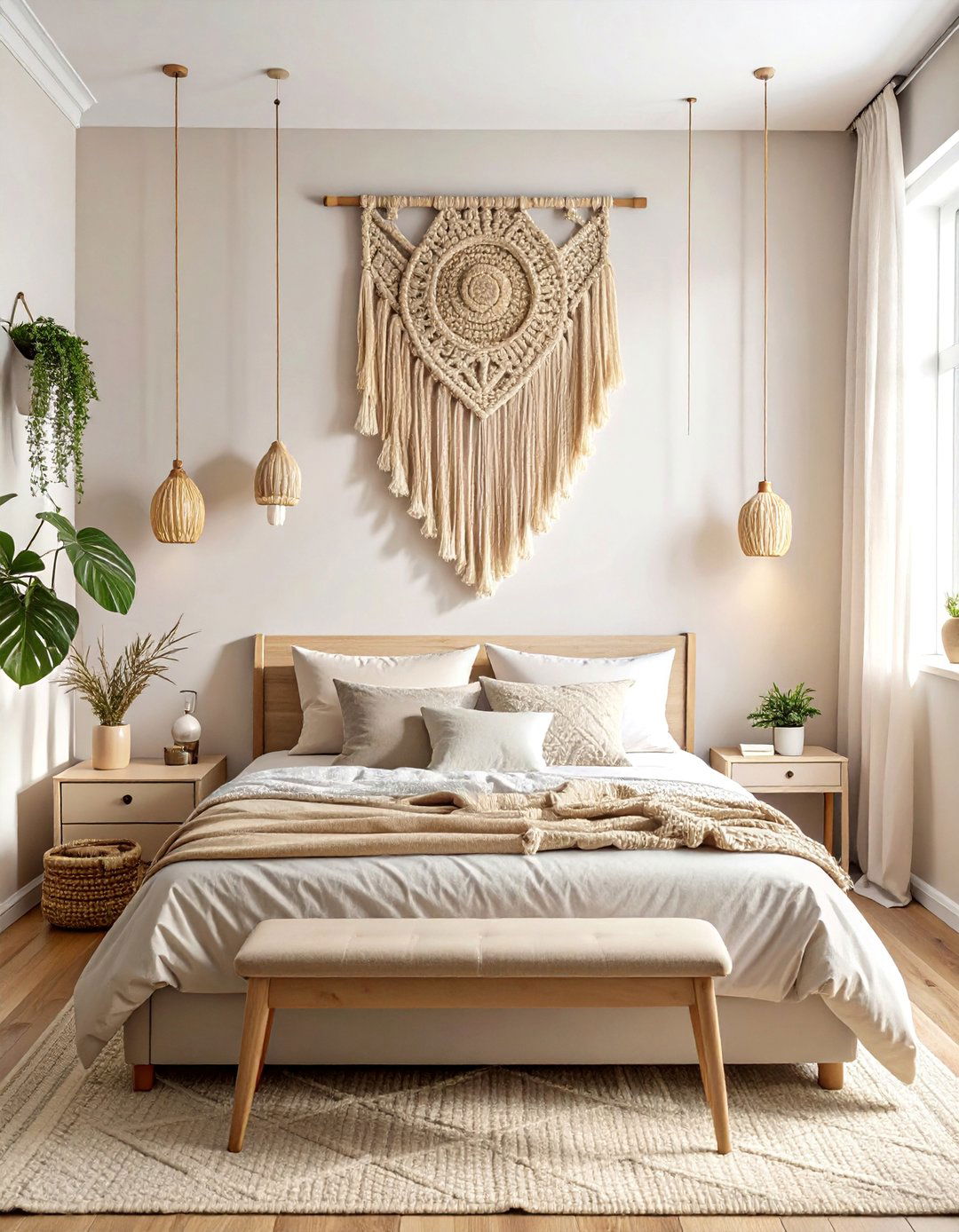 Macrame Wall Hangings - 40 Teenage Girl Bedroom Ideas for a Stylish and Personal Space