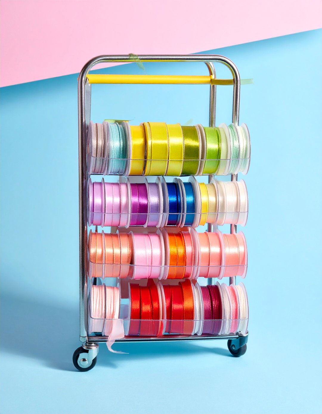Magnetic Container System - 15 Ribbon Storage Ideas to Keep Your Craft Room Organized