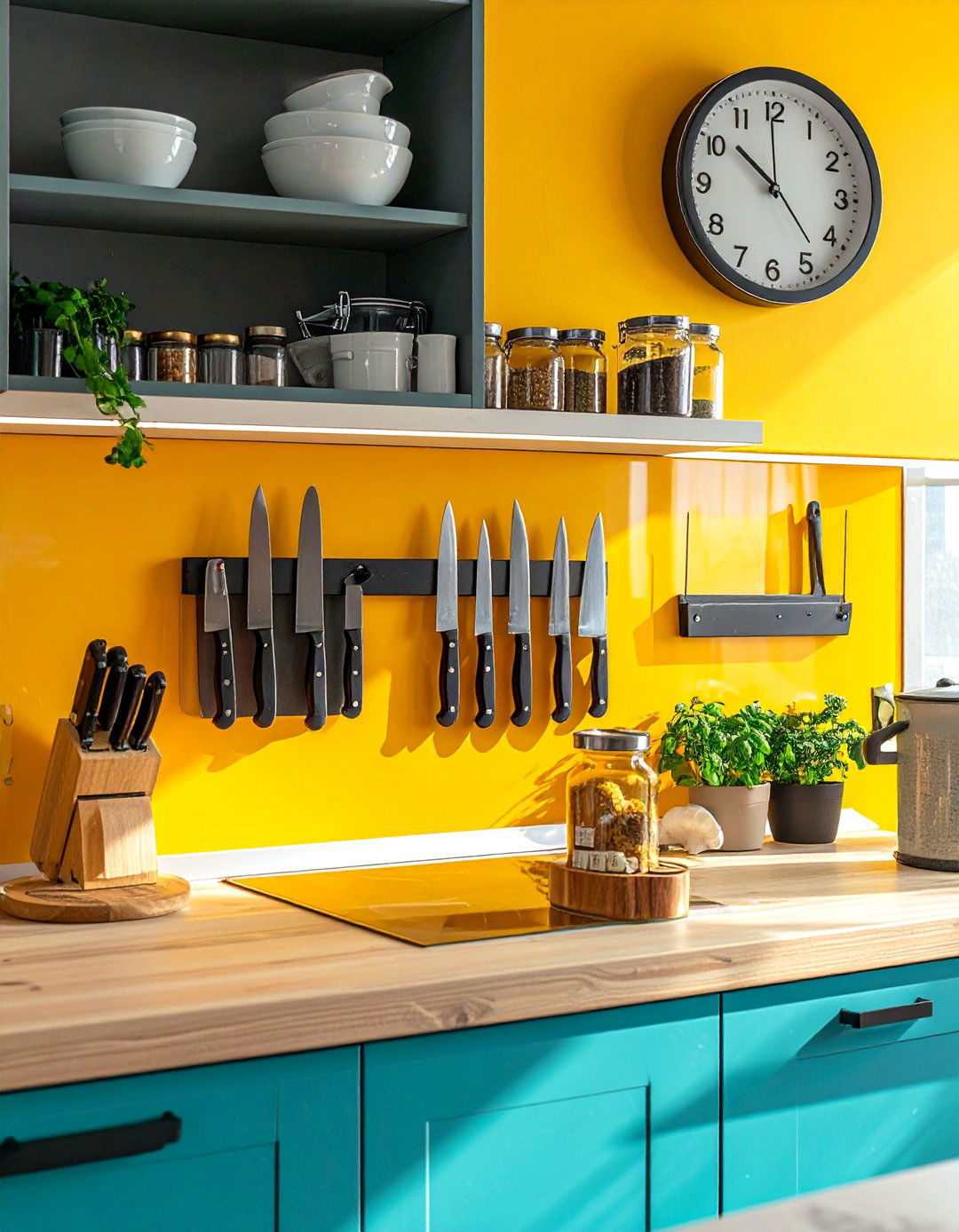 Magnetic Kitchen Storage - 30 Small Apartment Storage Ideas for Every Room