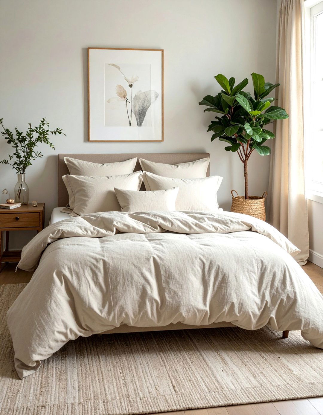 Magnolia Bedroom with Crisp Linen Bedding - 20 Magnolia Bedroom Ideas for a Serene Retreat